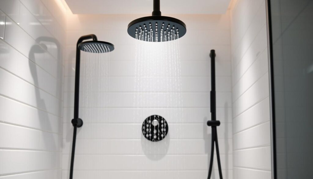 black shower fixtures​