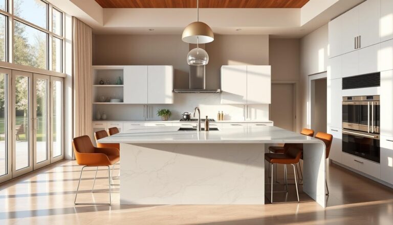 Marble Kitchen Island