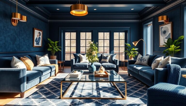 Navy Blue Home Decor