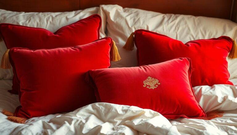 Red Decor Pillows