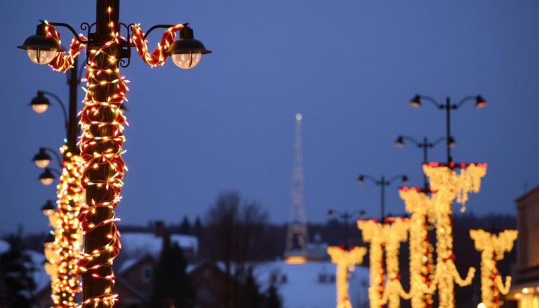 Light Pole Christmas Decorations