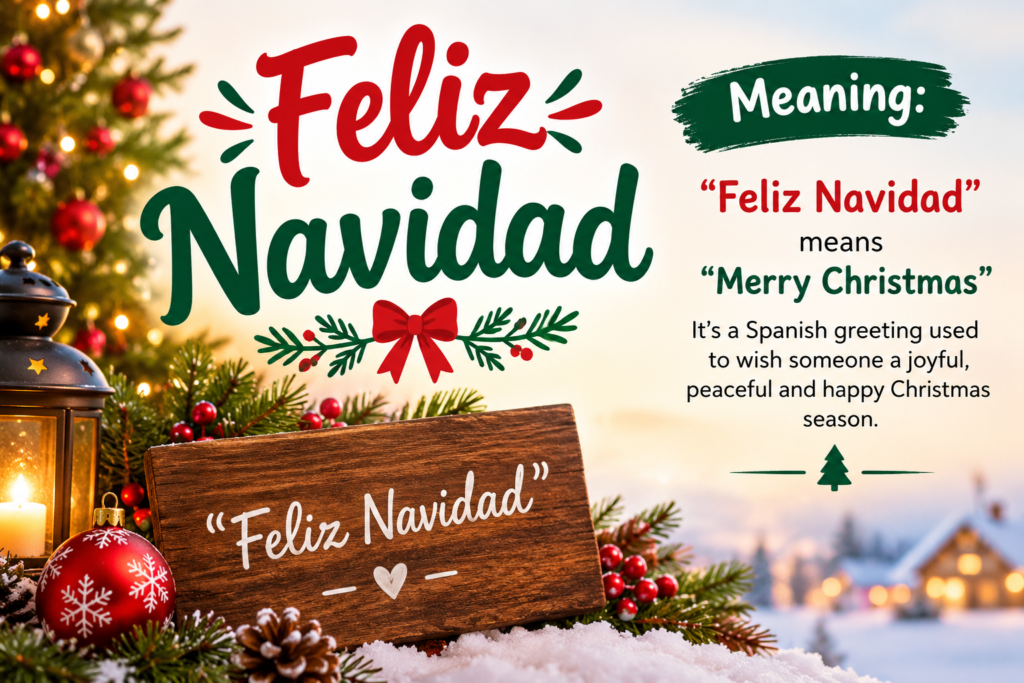 Feliz Navidad Meaning