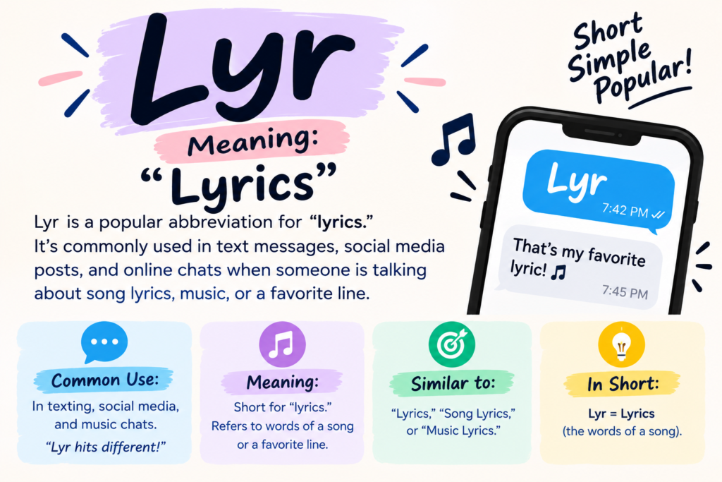 Lyr Meaning