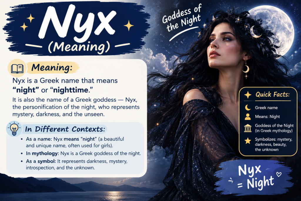 Nyx Meaning