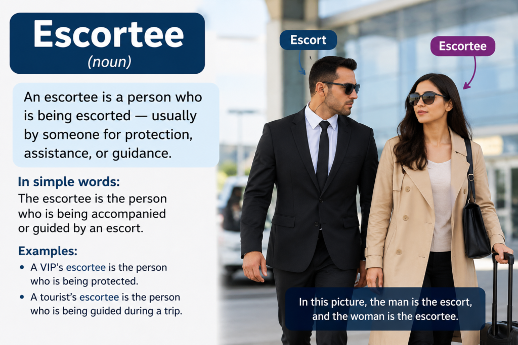 escortee-meaning