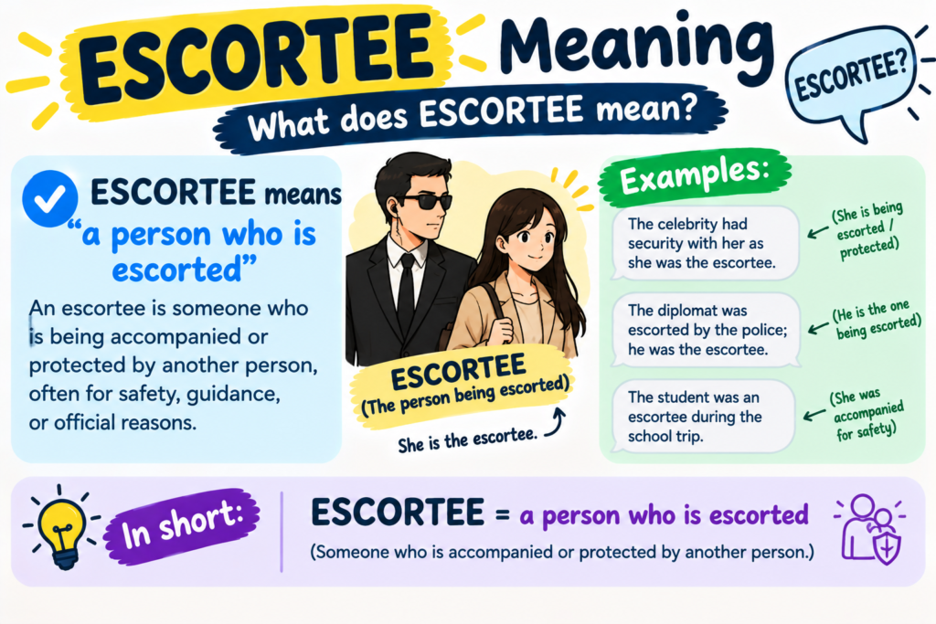 escortee-meaning